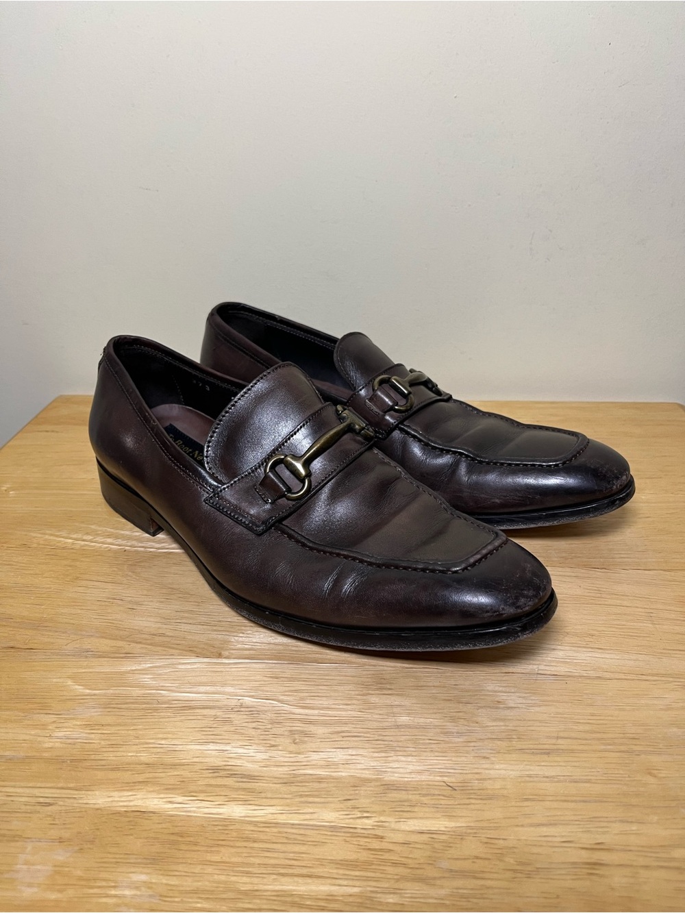 To Boot New York Berkshire Burnished Brown Calf Horse Bit Loafer Men’s Size 7.5